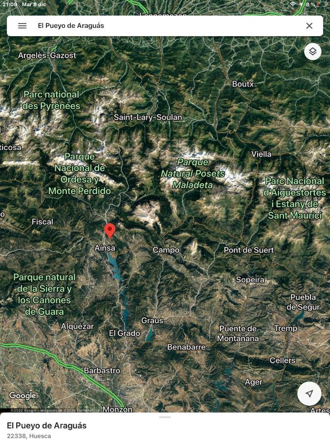 Casa Encuentra, En El Pirineo Al Lado De Ainsa ξενώνας El Pueyo de Araguás Εξωτερικό φωτογραφία